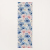 Shibori Blue Gefärbte Krawatte Japan Traditionelle Yogamatte (Rückseite)