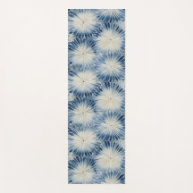Shibori Blue Gefärbte Krawatte Japan Traditionelle