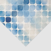 Shibori Blue Japan Textile Art Nr. 12 Seidenpapier (Ausschnitt)