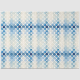Shibori Blue Japan Textile Art Nr. 12 Seidenpapier
