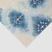 Shibori Blue Japanisch Textile Art Nr. 11 Seidenpapier (Ausschnitt)