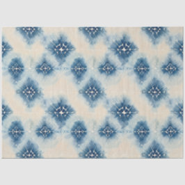 Shibori Blue Japanisch Textile Art Nr. 11 Seidenpapier