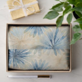 Shibori Blue Japanisch Textile Art Nr. 15 Seidenpapier (Geschenk)