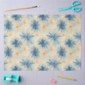 Shibori Blue Japanisch Textile Art Nr. 15 Seidenpapier (Basteln)