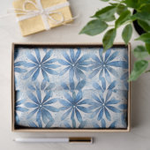 Shibori Blue Japanisch Textile Art Nr. 17 Seidenpapier (Geschenk)