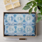 Shibori Blue Japanisch Textile Art Nr. 19 Seidenpapier (Geschenk)