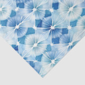 Shibori Blue Japanisch Textile Art Nr. 19 Seidenpapier (Ausschnitt)