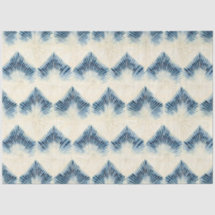 Shibori Blue Japanisch Textile Art Nr. 1 Seidenpapier