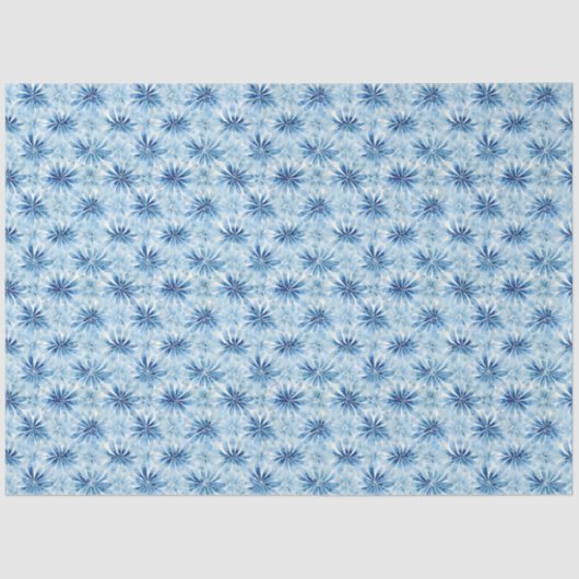 Shibori Blue Japanisch Textile Art Nr. 20 Seidenpapier (Vorderseite)