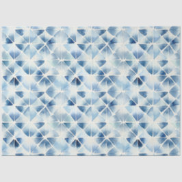 Shibori Blue Japanisch Textile Art Nr. 2 Seidenpapier