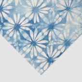 Shibori Blue Japanisch Textile Art Nr. 3 Seidenpapier (Ausschnitt)