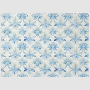 Shibori Blue Japanisch Textile Art Nr. 4 Seidenpapier