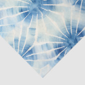 Shibori Blue Japanisch Textile Art Nr. 5 Seidenpapier (Ausschnitt)