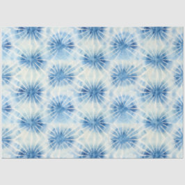 Shibori Blue Japanisch Textile Art Nr. 5 Seidenpapier