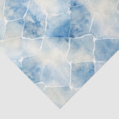 Shibori Blue Japanisch Textile Art Nr. 6 Seidenpapier (Ausschnitt)