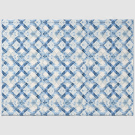 Shibori Blue Japanisch Textile Art Nr. 8 Seidenpapier