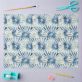 Shibori Blue Japanisch Textile Art Nr. 9 Seidenpapier (Basteln)