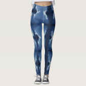 Shibori Blue Leggings (Vorderseite)