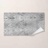 Shibori Dye Gray Zickzack Boho Badetücher Set (Handtuch)