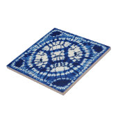 Shibori Dyed Keramik Tile Fliese (Seite)