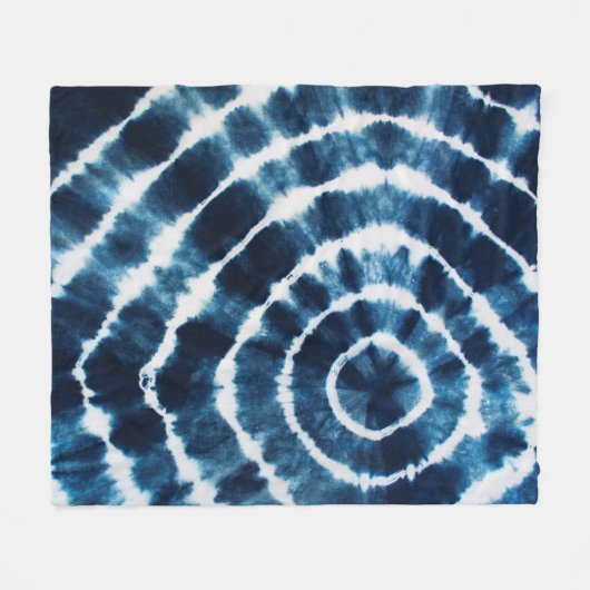 Shibori Fleecedecke (Vorderseite (Horizontal))