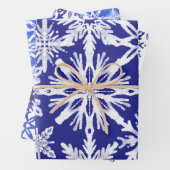 Shibori Gefärbte Krawatte Indigo Geschenkpapier Set (Beispiel)