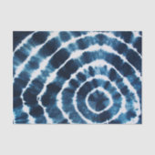 Shibori-Gefärbte Krawatte Seidenpapier (Vorderseite)