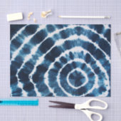 Shibori-Gefärbte Krawatte Seidenpapier (Handwerk)