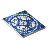 Shibori Gefärbte Krawatte South Seas Indigo Batik Notizblock (angewinkelt)