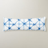 Shibori Gefärbte Krawatte Triangle Muster Kissen (Vorderseite)