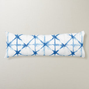 Shibori Gefärbte Krawatte Triangle Muster Kissen