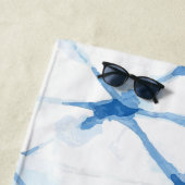 Shibori Gefärbte Krawatte Triangle Pattern Beach H Strandtuch (Beispiel)