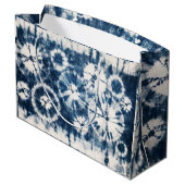 Shibori Große Geschenktüte (Rückseite Schrägansicht)