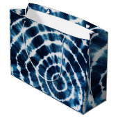 Shibori Große Geschenktüte (Rückseite Schrägansicht)