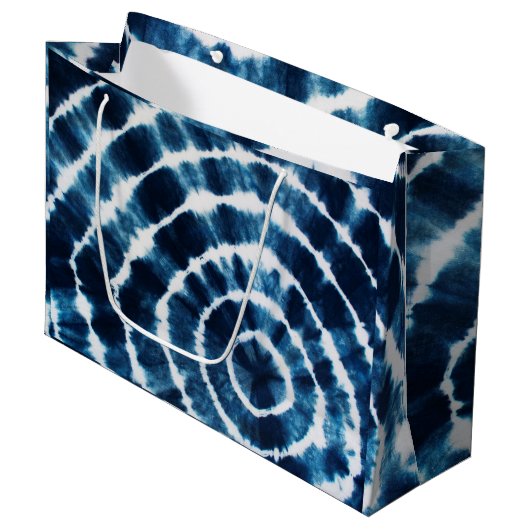 Shibori Große Geschenktüte (Vorderseite Schrägansicht)