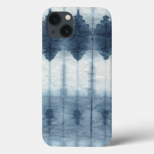 Shibori Indigio Print iPhone 13 Hülle