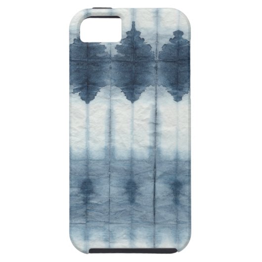 Shibori Indigio Print Case-Mate iPhone Hülle (Rückseite)
