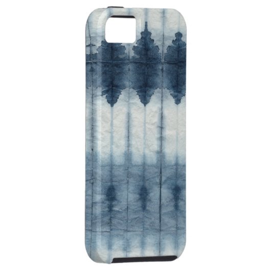 Shibori Indigio Print Case-Mate iPhone Hülle (Rückseite/rechts)