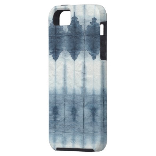 Shibori Indigio Print Case-Mate iPhone Hülle (Rückseite Links)