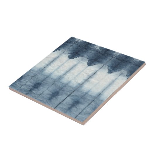 Shibori Indigio Print Fliese (Seite)
