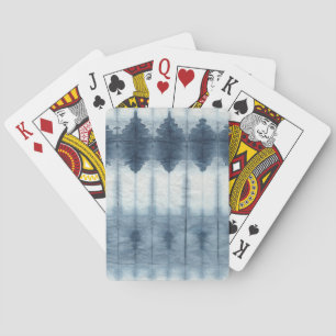 Shibori Indigio Print Spielkarten