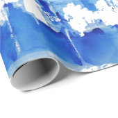 Shibori Indigoblau Geschenkpapier (Rolleneckpunkt)