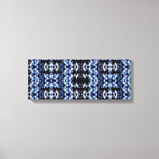 Shibori Inspiriert Abstrakt Art Canvas Print Leinwanddruck