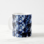 Shibori inspirierte Tasse (Vorderseite Links)