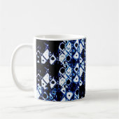 Shibori inspirierte Tasse (Links)