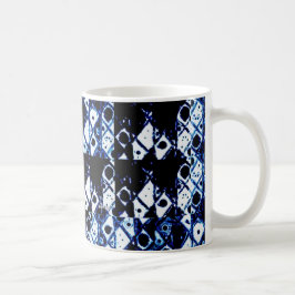 Shibori inspirierte Tasse