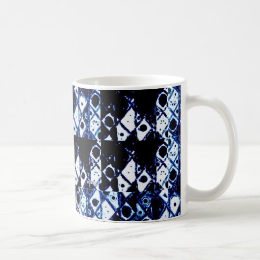 Shibori inspirierte Tasse (Rechts)