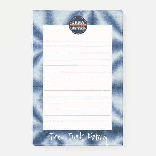 Shibori Mitzvot Post-it Klebezettel (Vorderseite)