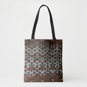 Shibori Print Pattern Tote Bag Tasche