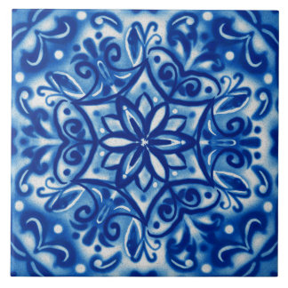 Shibori Snowflake Fliese